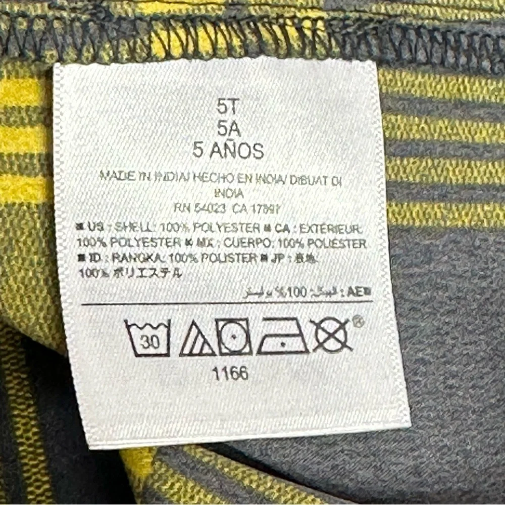 OLD NAVY Black Yellow Size 5T Sleeveless Plaid Toddler Kids Top